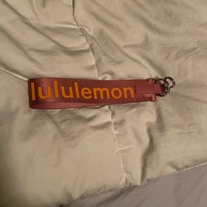 lululemon never lost keychain